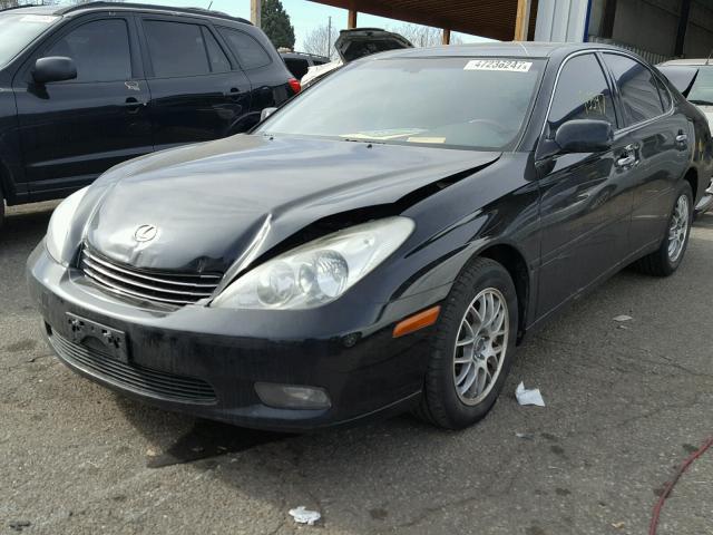 JTHBF30G136018206 - 2003 LEXUS ES 300 BLACK photo 2