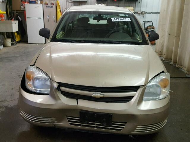 1G1AK52F057510854 - 2005 CHEVROLET COBALT GOLD photo 9