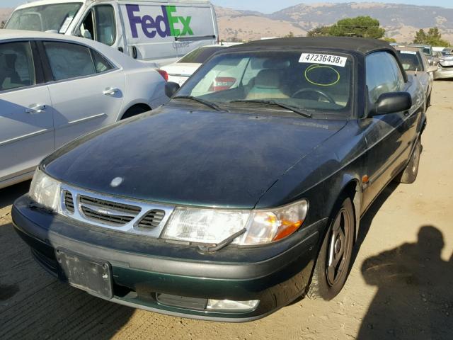 YS3DD78N3X7021787 - 1999 SAAB 9-3 S GREEN photo 2