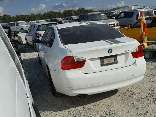 WBAVA37577NE27579 - 2007 BMW 328 I WHITE photo 3