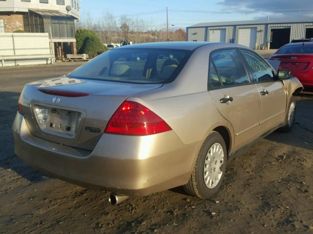 1HGCM56186A151039 - 2006 HONDA ACCORD VAL TAN photo 4