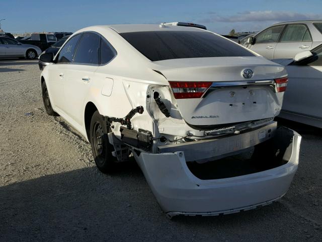 4T1BK1EB8EU085247 - 2014 TOYOTA AVALON BAS WHITE photo 3