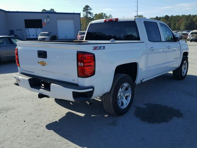 3GCUKREC6HG431601 - 2017 CHEVROLET SILVERADO WHITE photo 4