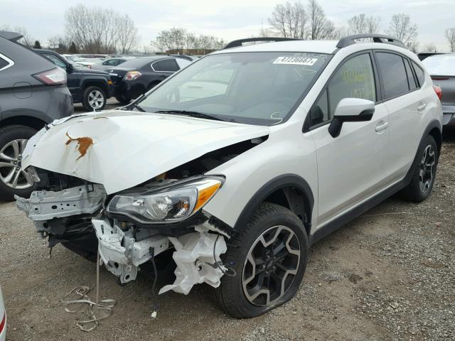 JF2GPAKC2H8210170 - 2017 SUBARU CROSSTREK WHITE photo 2