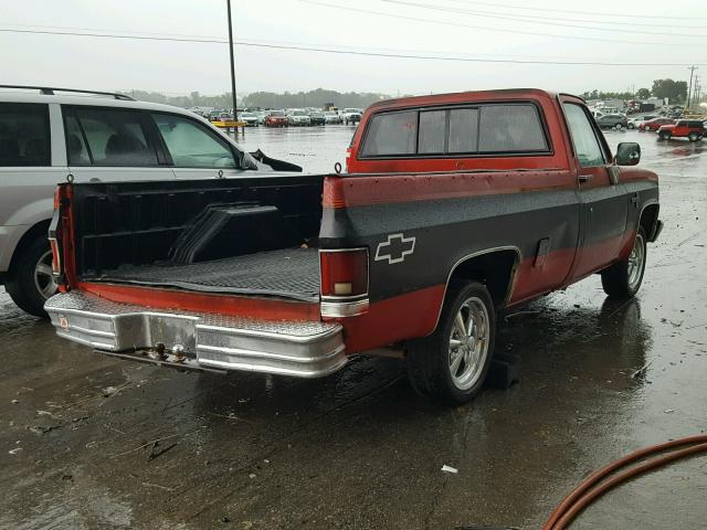 1GCER14K0HF353831 - 1987 CHEVROLET R10 RED photo 4