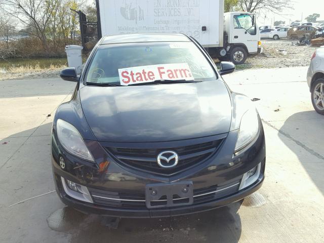 1YVHZ8CH8A5M16840 - 2010 MAZDA 6 I BLACK photo 9