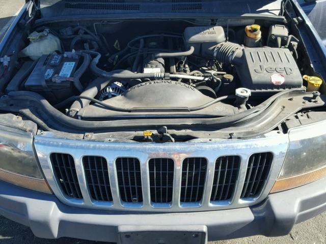 1J4GX48S11C638243 - 2001 JEEP GRAND CHER BLUE photo 7