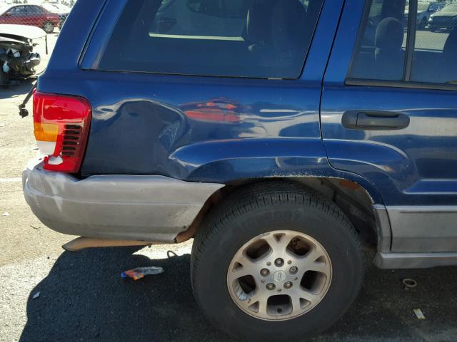 1J4GX48S11C638243 - 2001 JEEP GRAND CHER BLUE photo 9