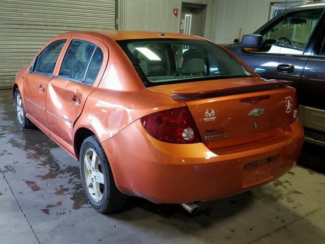 1G1AL58F367737767 - 2006 CHEVROLET COBALT LT ORANGE photo 3