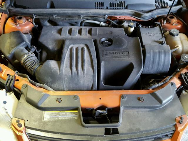 1G1AL58F367737767 - 2006 CHEVROLET COBALT LT ORANGE photo 7