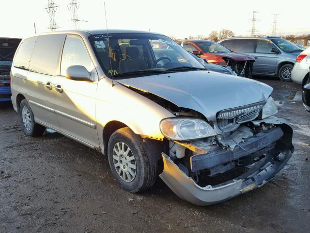 KNDUP131436455393 - 2003 KIA SEDONA EX SILVER photo 1