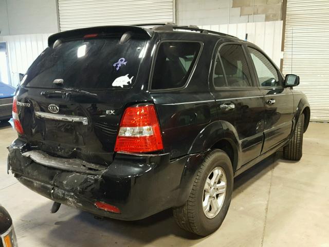 KNDJD736075666418 - 2007 KIA SORENTO EX BLACK photo 4