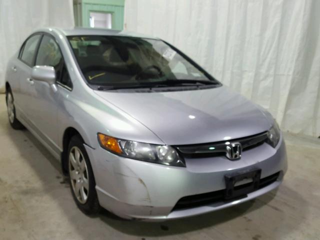 2HGFA16528H350383 - 2008 HONDA CIVIC LX GRAY photo 1