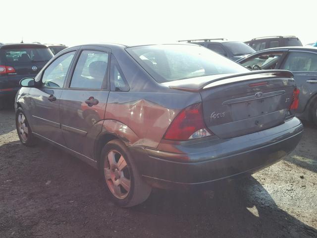 1FAFP38343W310911 - 2003 FORD FOCUS ZTS GRAY photo 3