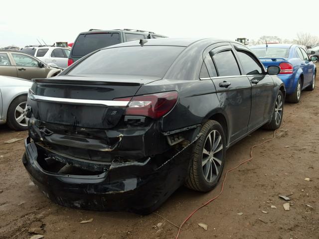 1C3CCBBG0DN727503 - 2013 CHRYSLER 200 TOURIN BLACK photo 4