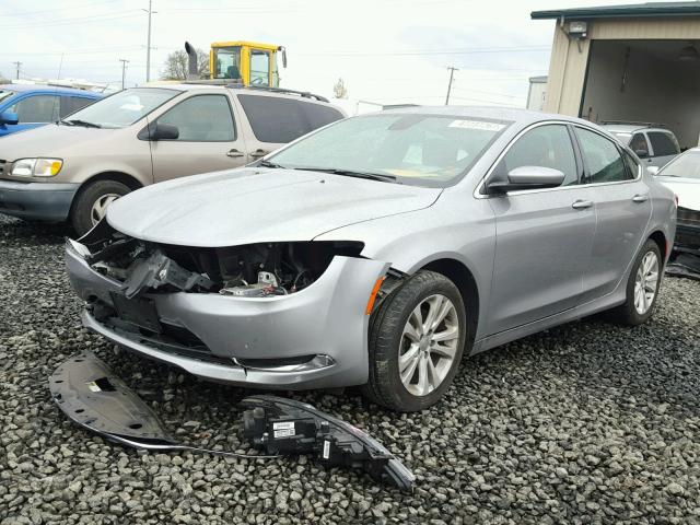 1C3CCCAB2GN128148 - 2016 CHRYSLER 200 LIMITE GRAY photo 2