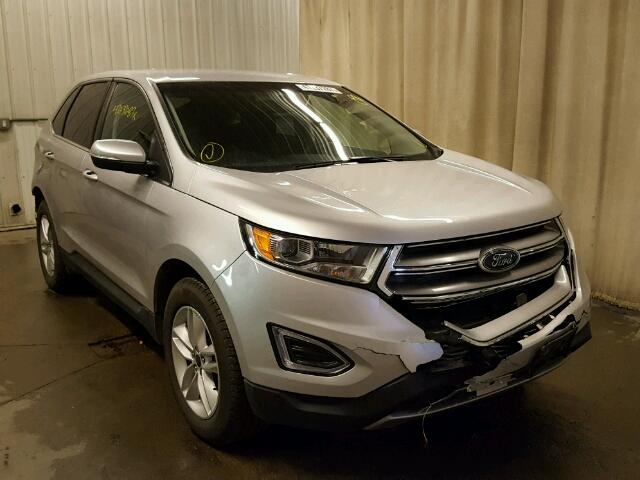 2FMPK4J80GBC21154 - 2016 FORD EDGE SEL SILVER photo 1