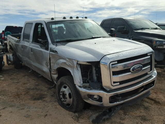 1FT8W3DT2BEB17415 - 2011 FORD F350 SUPER SILVER photo 1