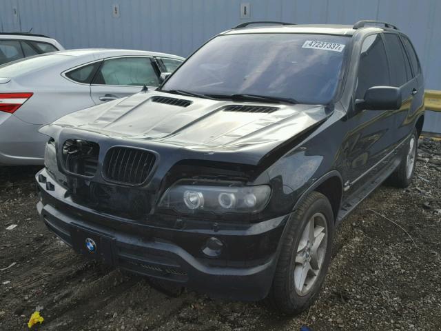 5UXFB33592LH39349 - 2002 BMW X5 4.4I BLACK photo 2