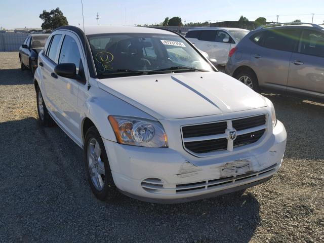 1B3HB28C88D789656 - 2008 DODGE CALIBER WHITE photo 1