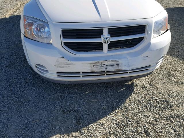 1B3HB28C88D789656 - 2008 DODGE CALIBER WHITE photo 9