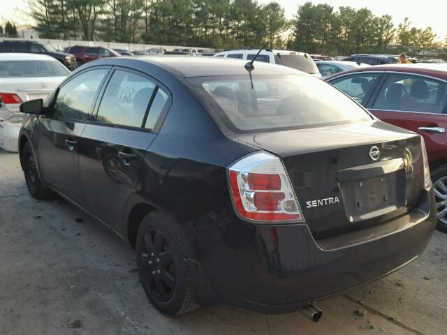 3N1AB61E78L699592 - 2008 NISSAN SENTRA 2.0 BLACK photo 3