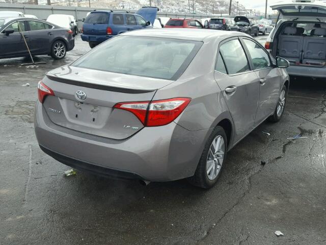 5YFBPRHEXGP373636 - 2016 TOYOTA COROLLA EC GRAY photo 4