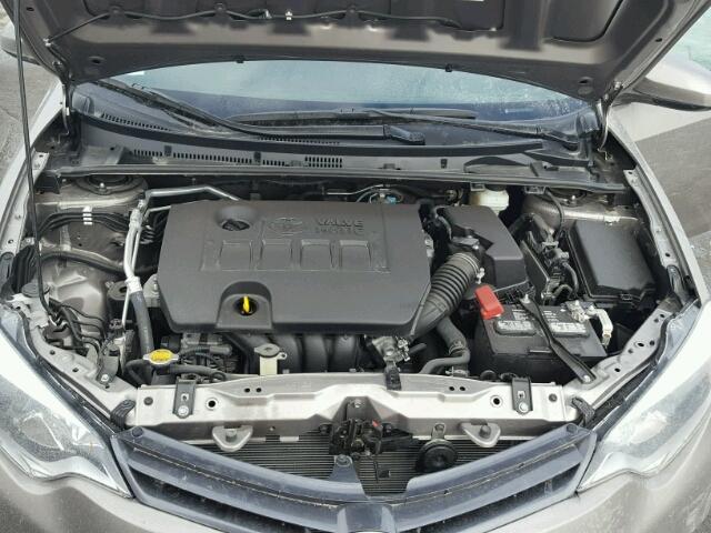 5YFBPRHEXGP373636 - 2016 TOYOTA COROLLA EC GRAY photo 7