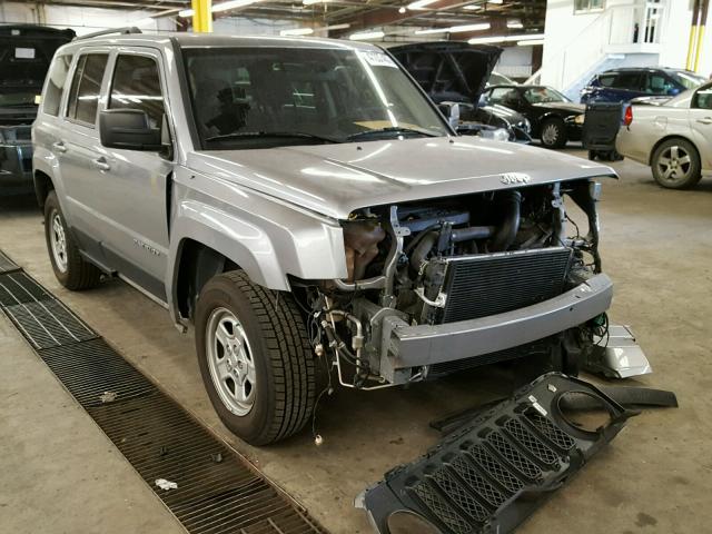 1C4NJRBB9FD279617 - 2015 JEEP PATRIOT SP SILVER photo 1