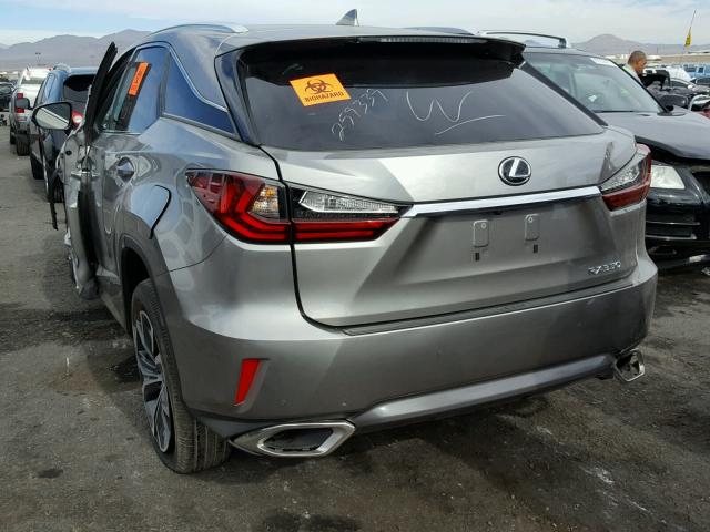 2T2ZZMCA8HC071145 - 2017 LEXUS RX 350 GRAY photo 3