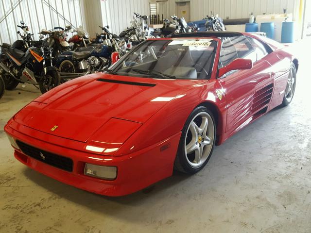 ZFFFG36A5L0086869 - 1990 FERRARI 348 TS RED photo 2