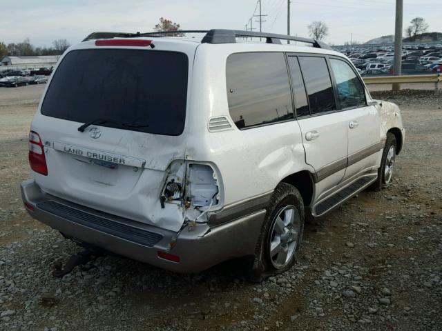 JTEHT05J052078622 - 2005 TOYOTA LAND CRUIS WHITE photo 4