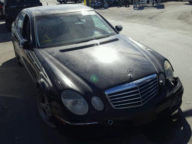 WDBUF56X37B115092 - 2007 MERCEDES-BENZ E 350 BLACK photo 1