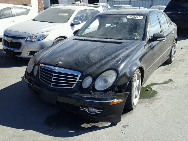 WDBUF56X37B115092 - 2007 MERCEDES-BENZ E 350 BLACK photo 2