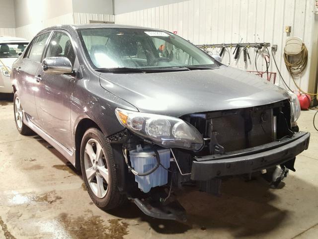 2T1BU4EE7BC664474 - 2011 TOYOTA COROLLA BA GRAY photo 1