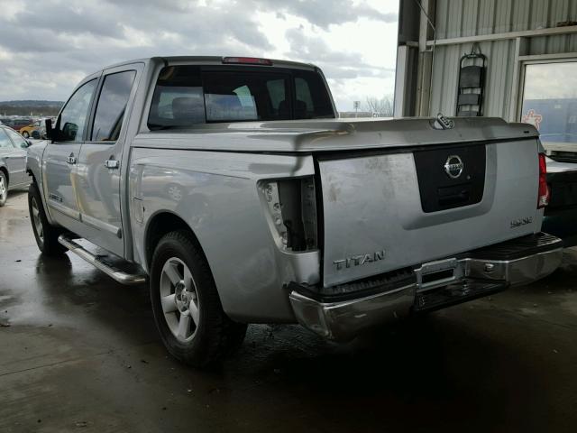 1N6BA07A55N570734 - 2005 NISSAN TITAN XE SILVER photo 3