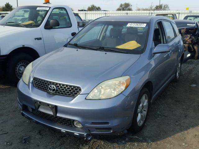 2T1KR32E74C268919 - 2004 TOYOTA MATRIX BLUE photo 2