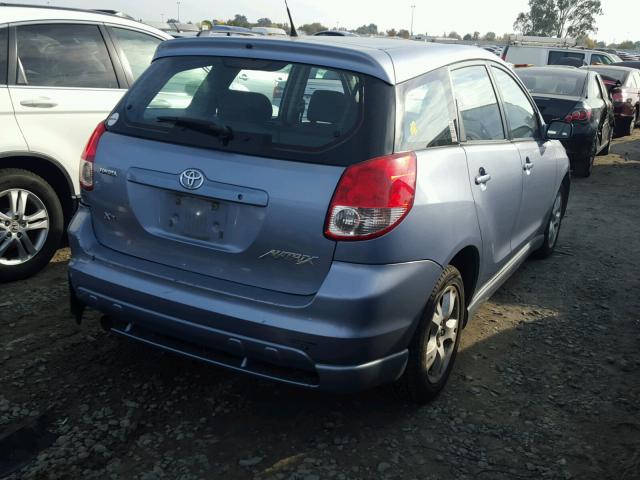 2T1KR32E74C268919 - 2004 TOYOTA MATRIX BLUE photo 4