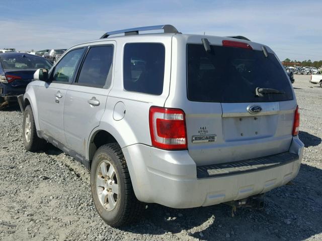 1FMCU04G69KA10358 - 2009 FORD ESCAPE LIM GRAY photo 3