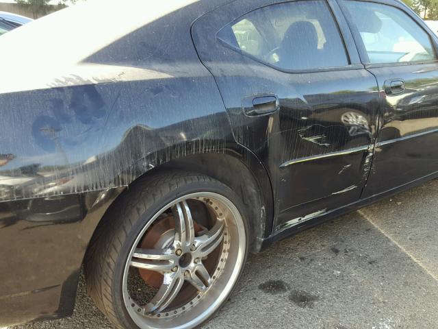 2B3KA43R16H534072 - 2006 DODGE CHARGER SE BLACK photo 9