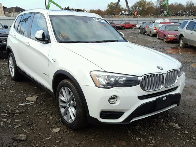 5UXWZ7C5XG0M83733 - 2016 BMW X3 SDRIVE2 WHITE photo 1