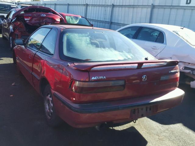 JH4DA9351MS049792 - 1991 ACURA INTEGRA LS RED photo 3