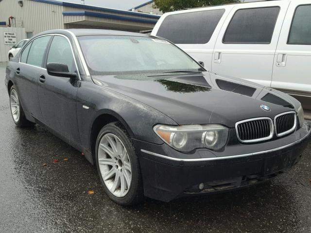 WBAGN63423DR09403 - 2003 BMW 745 LI BLACK photo 1