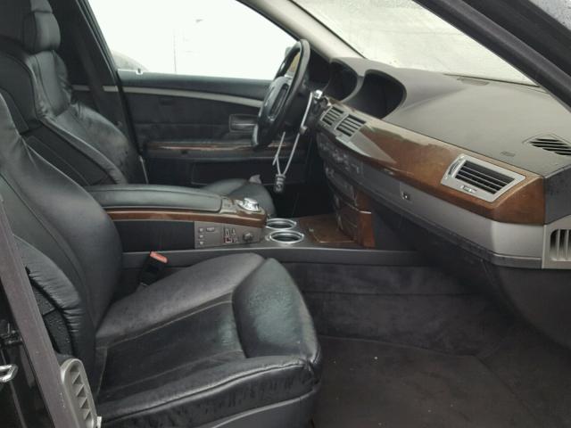 WBAGN63423DR09403 - 2003 BMW 745 LI BLACK photo 5