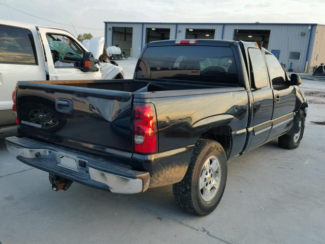 1GCEC19T77Z116527 - 2007 CHEVROLET SILVERADO BLACK photo 4