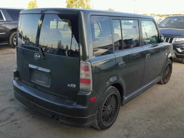 JTLKT324640147824 - 2004 TOYOTA SCION XB GREEN photo 4