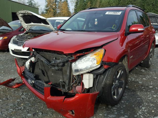 JTMRF4DV4B5042826 - 2011 TOYOTA RAV4 SPORT RED photo 2