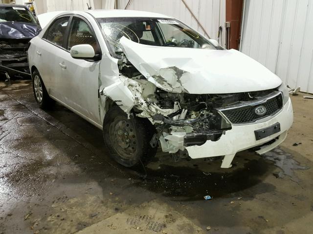 KNAFU4A24A5292324 - 2010 KIA FORTE EX WHITE photo 1