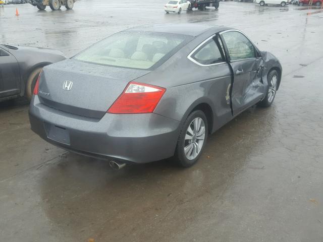 1HGCS1B76AA003523 - 2010 HONDA ACCORD EX GRAY photo 4