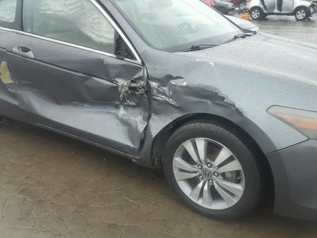 1HGCS1B76AA003523 - 2010 HONDA ACCORD EX GRAY photo 9